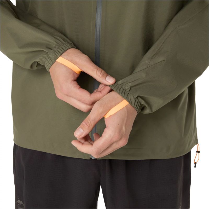 Asics FujiTrail Elite Waterproof Jacket 2011D265-301 Green L In preparation Your Sports Performance