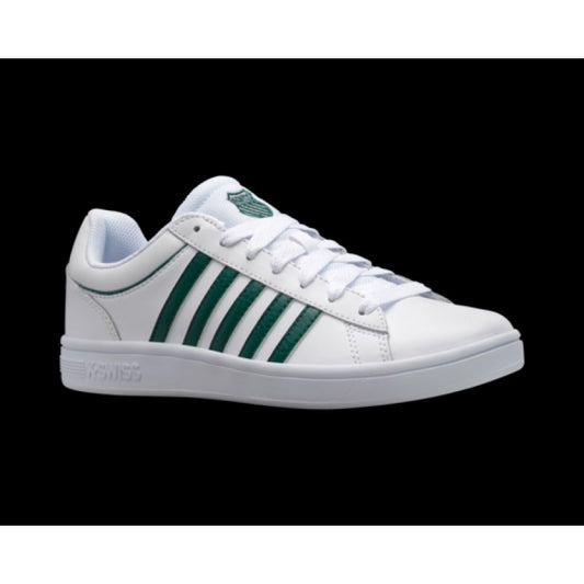 K-Swiss men's sneakers COURT WINSTON WHITE/POSY GREEN-M (06154-942-M) In preparation Your Sports Performance