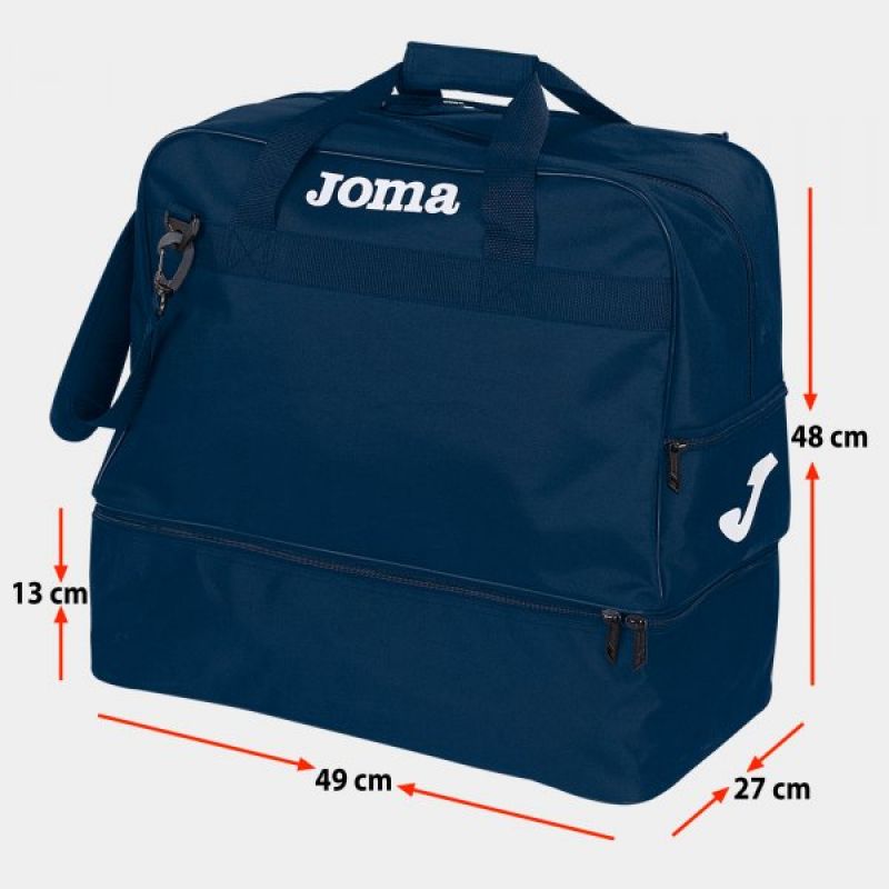 BAG TRAINING III NAVY -MEDIUM- Accessories/Bags/Joma/With a double bottom Your Sports Performance