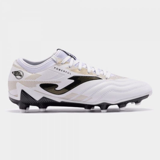 POWERFUL 2402 WHITE GOLD FIRM GROUND Footwear/Football Your Sports Performance