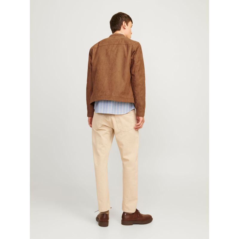 Jack&Jones JJEDYLAN CLEAN JACKET NOOS 12261197 COGNAC synthetic suede jacket To be categorized Your Sports Performance