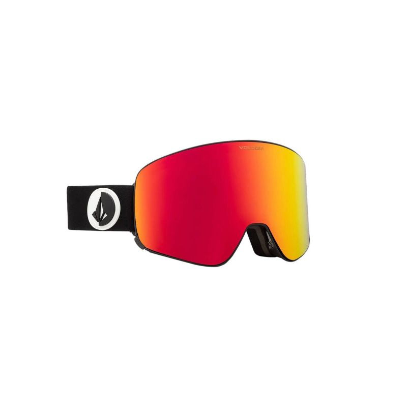 volcom garden goggles Volcom GARDEN GLOSS BLACK/RED CHROME snowboard goggles (VG0122100) – Your Sports Performance