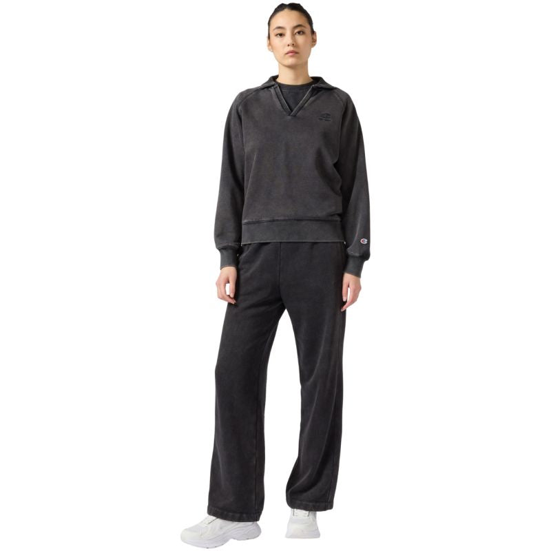 Champion Women's Polo Neck Sweatshirt Gray 118366 KK001 In preparation Your Sports Performance