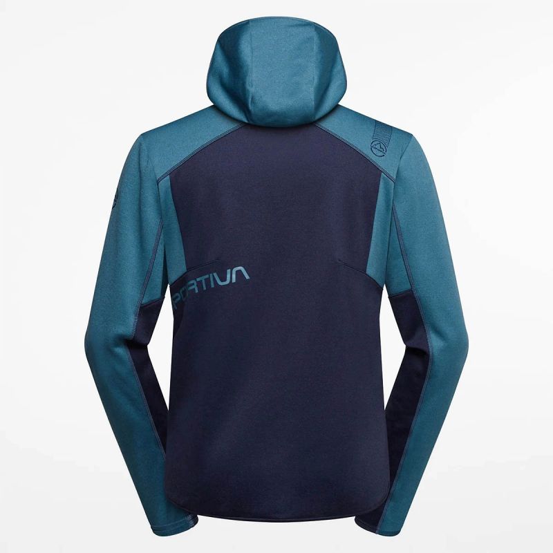 La Sportiva Cosmic Hoody M L69 643642 Deep Sea/Hurricane sweatshirt Clothing/Outdoor/La Sportiva Your Sports Performance
