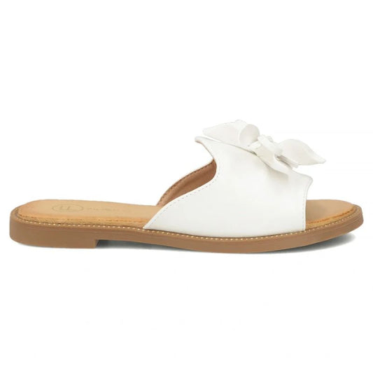 Women's white flower flip-flops Filippo DK7898 Filippo