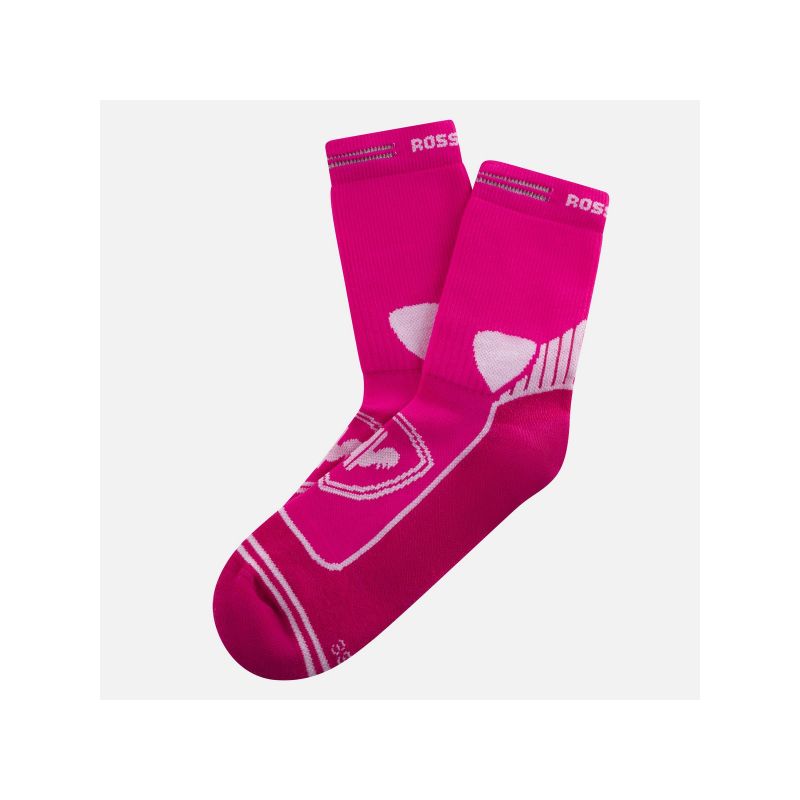 Rossignol W Hiking Socks pink Import z PMSport Your Sports Performance