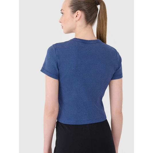 Women's slim ribbed t-shirt 4F 4FRSS25TTSHF2696-31S *Kategoria tymczasowa Your Sports Performance