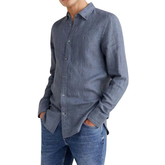 Tommy Hilfiger Pigment Dyed Linen shirt M MW0MW23147 Clothing/Lifestyle/T-shirts/Tommy Hilfiger Tommy Hilfiger