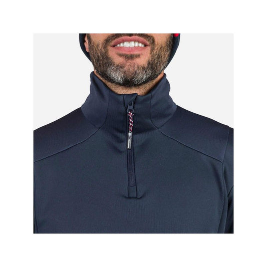 Rossignol Diretta Fleece Hz Navy Blue Sweatshirt Rossignol