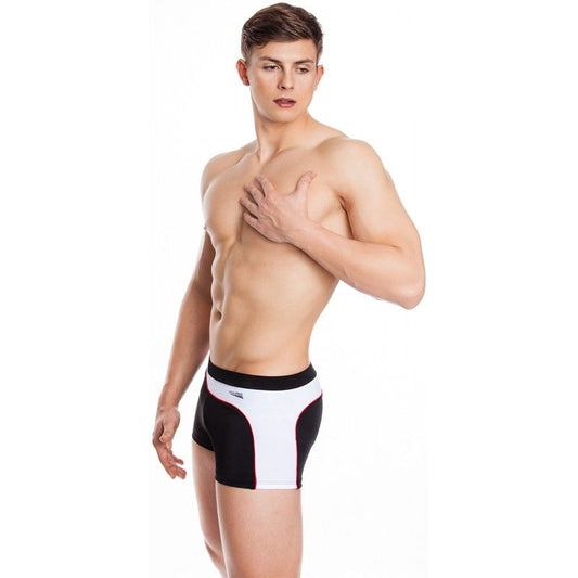 Aqua-Speed Grant M men's swimming shorts black and white 15 410 Clothing/Swimming/Aqua-Speed Your Sports Performance