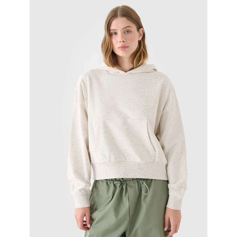Women's sweatshirt with hood, open, 4F 4FRAW24TSWSF1819-12S 4f