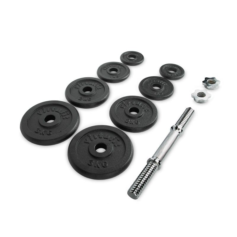 VIRTUFIT ADJUSTABLE PRO DUMBBELL SET - BARBELL SET - CAST IRON - 1 X 15 KG In preparation Your Sports Performance