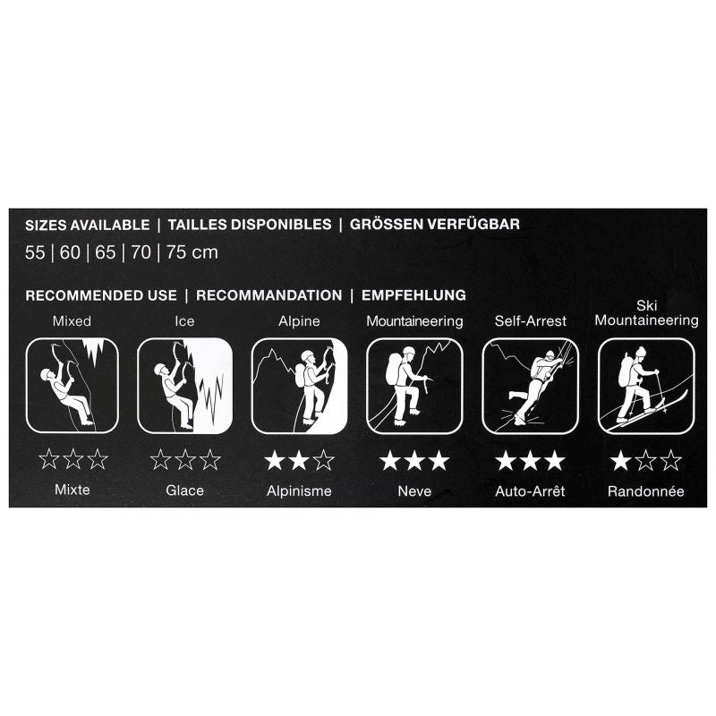 Black Diamond Raven Ice Ax With Grip 55 CM Import z Action/Wspinaczka/Czekany Your Sports Performance