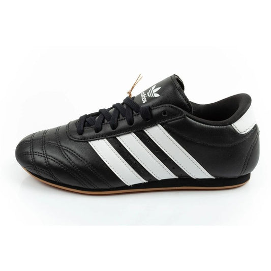 Adidas women's sports shoes Taekwondo Lace black fashionable leather adidas