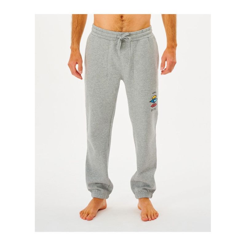 RIP CURL Search Icon Trackpant Gray Import z PMSport Your Sports Performance