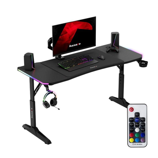 Huzaro Hero 3.6 RGB Black Gaming Desk Gaming PC/Stoliki i biurka Your Sports Performance