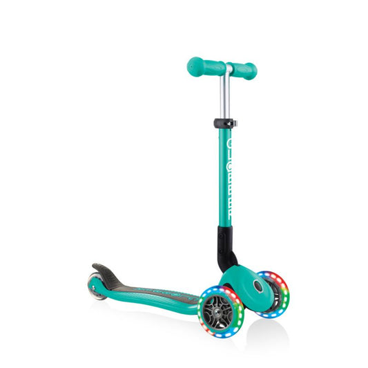 3-wheel scooter Globber Foldable Lights Emerald Green Jr 437-107 Accessories/Skating/Hulajnogi Your Sports Performance