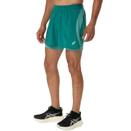 Asics Road 2N1 5IN Short M 2011D245-301 Clothing/Running Asics