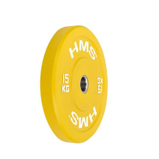 Olympic plate HMS YELLOW BUMPER 15 kg CBR15 Accessories/Training equipment Your Sports Performance