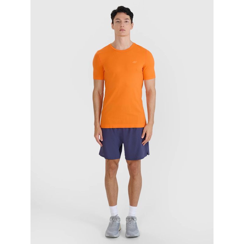 Men's quick-drying running shirt 4F 4FWSS25TFTSM1262-70S *Kategoria tymczasowa Your Sports Performance