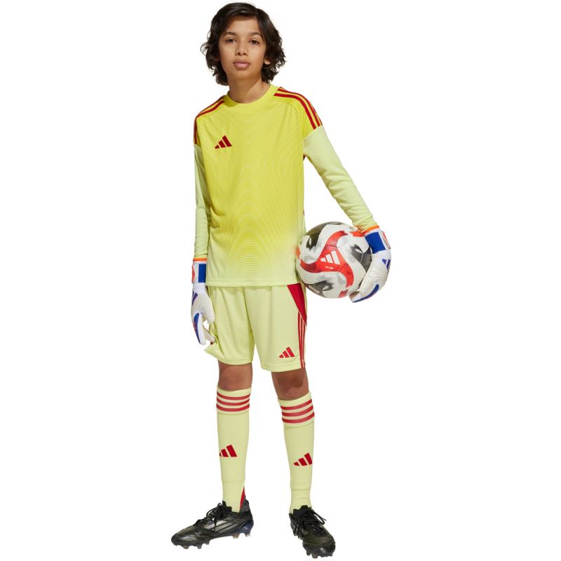 adidas Tiro 25 Competition Long Sleeve Kids' Goalkeeper Jersey Yellow and Red KJN2020 In preparation Adidas