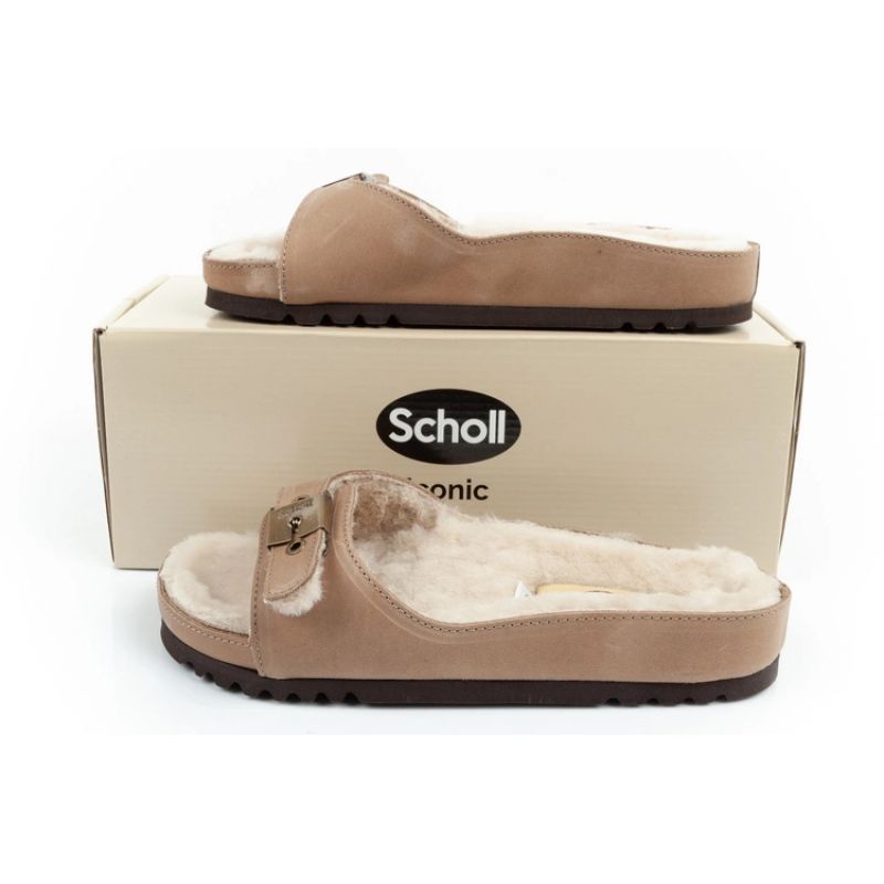 Scholl Iconic MEG Taupe W F303171062 Flip-Flops Footwear/Lifestyle/Scholl Your Sports Performance