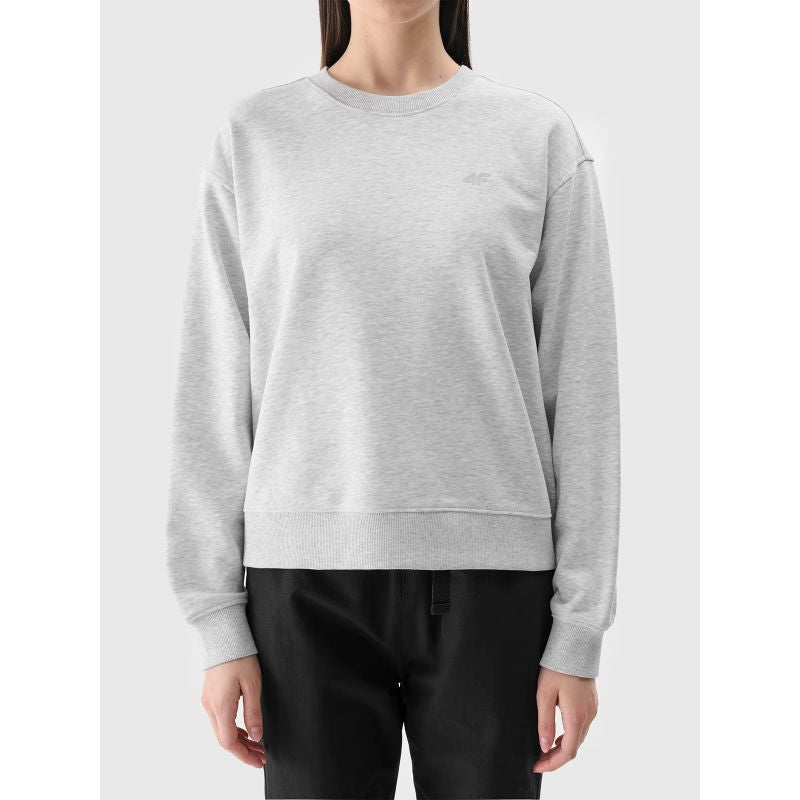 Women's sweatshirt without zipper and hood 4F 4FWMM00TSWSF1765-27M *Kategoria tymczasowa Your Sports Performance