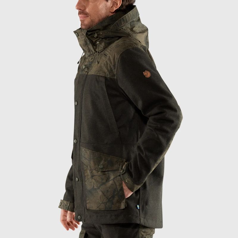 Fjällräven Värmland Wool Jacket M men's softshell jacket outdoor green (F86903-633-636) In preparation Your Sports Performance