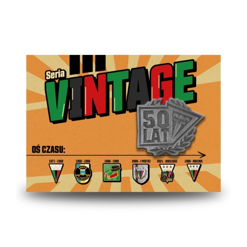 GKS Tychy 50th Anniversary Pin In preparation Your Sports Performance