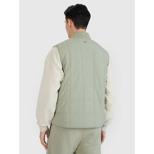 Men's sleeveless vest with stand-up collar 4F 4FWSS25TVJAM210-44S *Kategoria tymczasowa Your Sports Performance