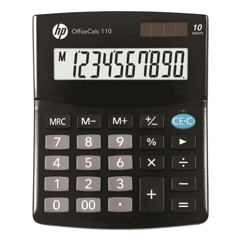 HP HP OC 110/INT BX Desktop Calculator, 10-digit display, 125x101x33mm, black In preparation Your Sports Performance