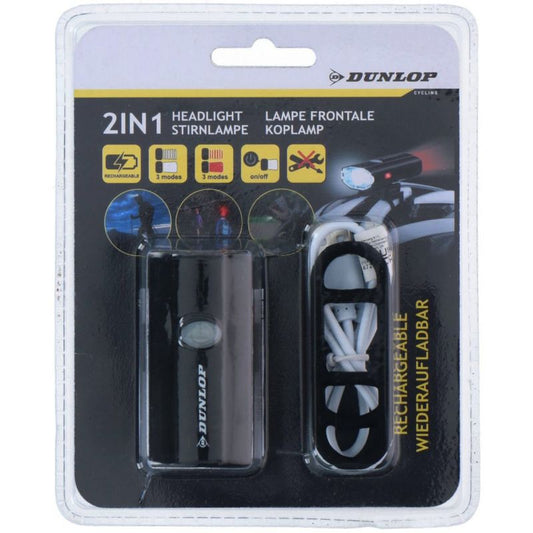 Dunlop 2in1 bicycle lamp 472843 Accessories/Bicycle/Akcesoria rowerowe Your Sports Performance
