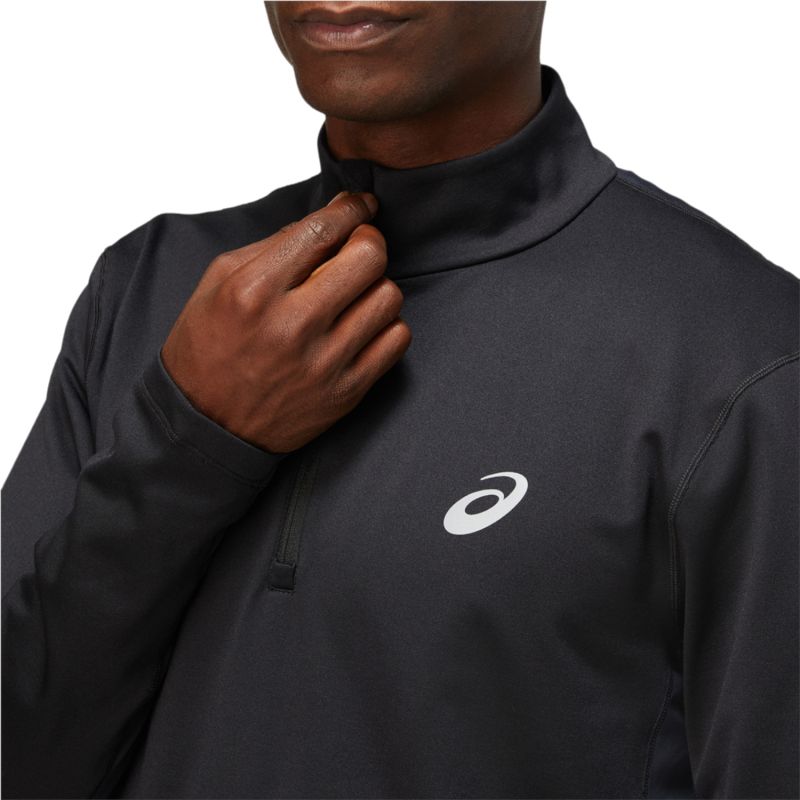 T-shirt Asics Core LS 1/2 Zip Winter Top M 2011C347-001 Clothing/Running Asics