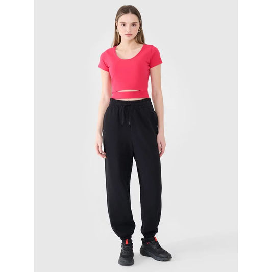 Women's crop top plain t-shirt 4F 4FRSS25TTSHF2695-54S *Kategoria tymczasowa Your Sports Performance