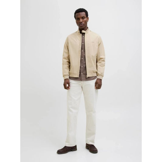Jack&Jones men's jacket JPRBLUBRAD BOMBER JACKET SN 12273393 WHITE PEPPER Jack&Jones