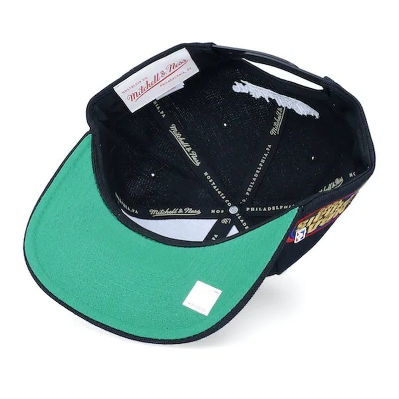 Mitchell & Ness NBA San Antonio Spurs Top Spot Snapback Hwc Spurs Cap HHSS2976-SASYYPPPBLCK In preparation Your Sports Performance