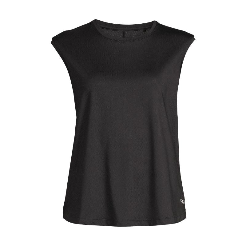 CASALL Laser Mesh Muscle Tank Black Casall