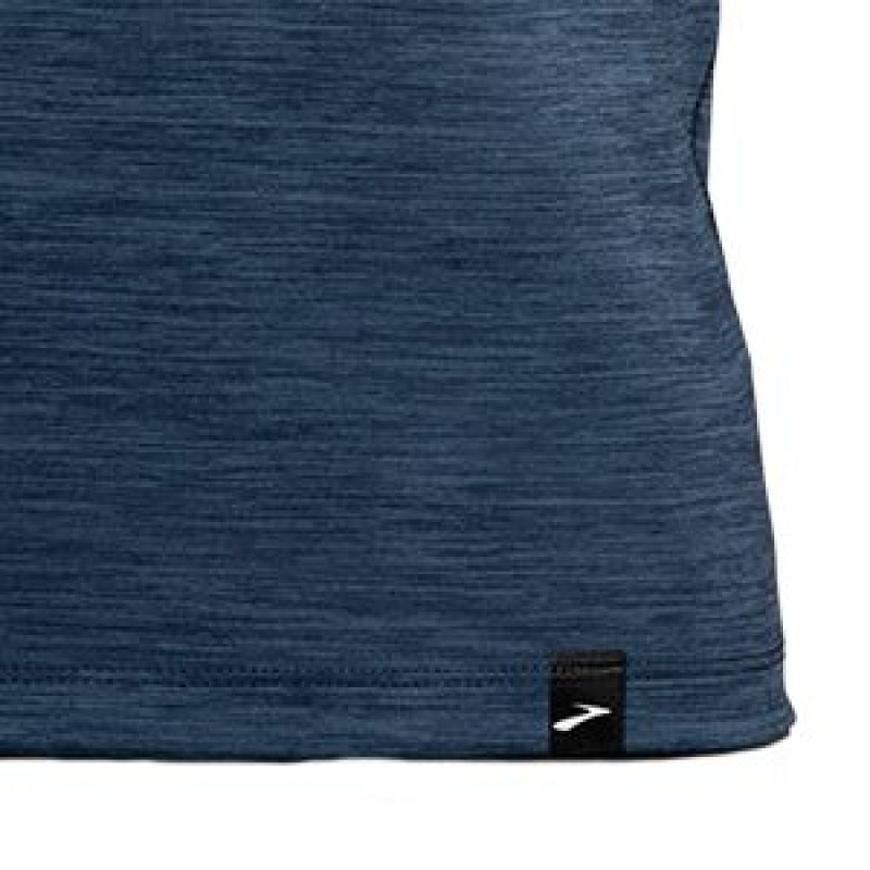 Men's Luxe Short Sleeve Running Shirt, Black Import z Brooks/Brooks/Koszulki Your Sports Performance