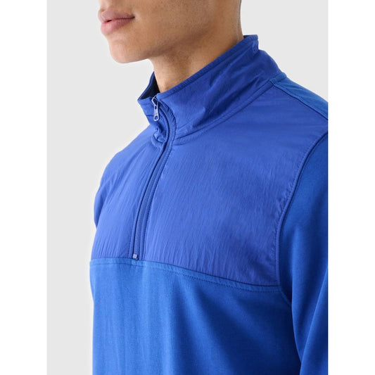 Men's sweatshirt without zipper, without hood, 4F 4FRSS24TSWSM2035-36S *Kategoria tymczasowa Your Sports Performance