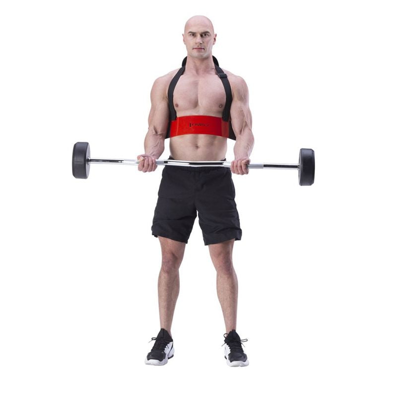Arm blaster HMS ABX02 red biceps exerciser In preparation Your Sports Performance