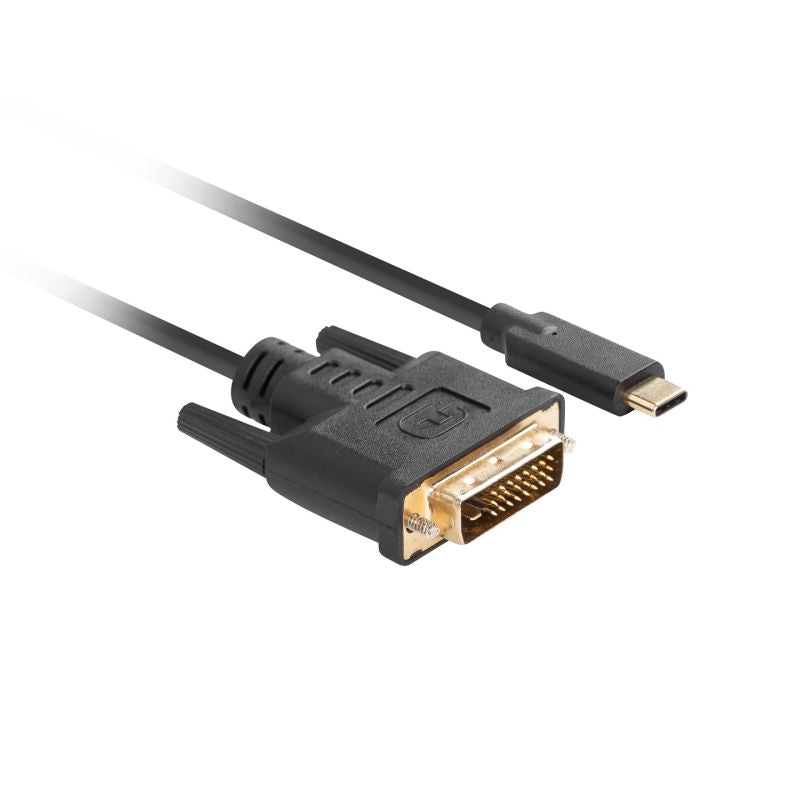 LANBERG CABLE USB-C(M)->DVI-D(24+1)(M) 1.8M BLACK CA-CMDV-10CU-0018-BK In preparation Your Sports Performance