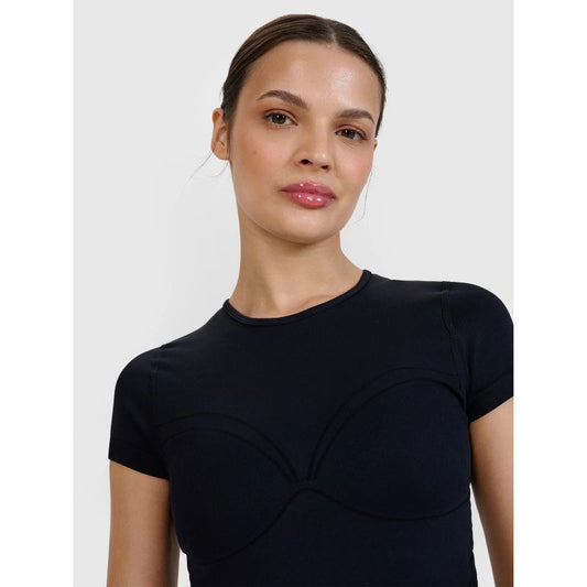 Women's quick-drying yoga and pilates t-shirt 4F 4FWSS25TFTSF1270-20S 4f