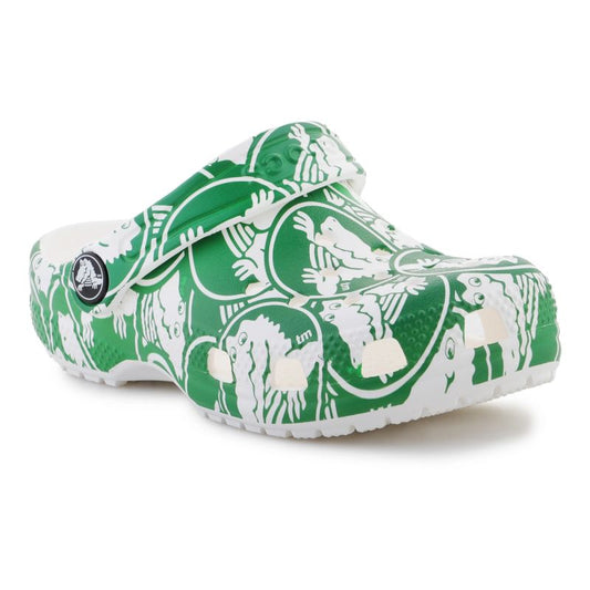 Crocs Classic Duke Print Clog K Jr 210007-3WH clogs Footwear/Swimming/Kids Crocs