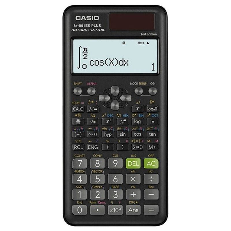 CASIO SCIENTIFIC CALCULATOR FX 991ES PLUS 2 BLACK, 12-DIGITAL DISPLAY In preparation Your Sports Performance