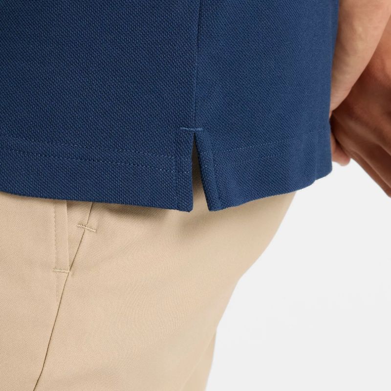 New Balance Cotton Pique Polo Shirt M MT51519NNY Clothing/Lifestyle/T-shirts/New Balance New Balance