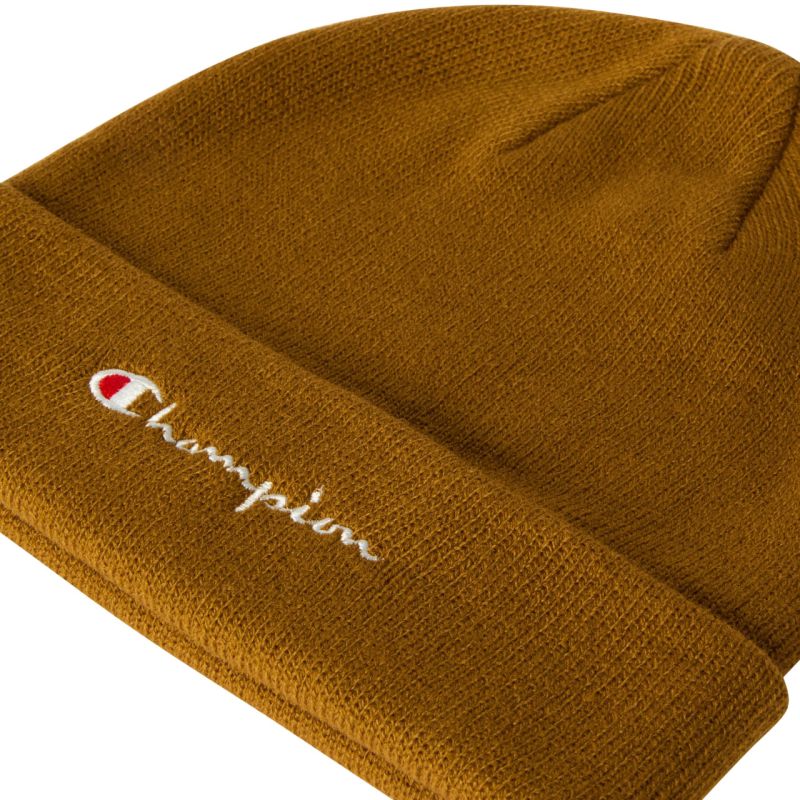 Champion Beanie Cap Brown 806064 MS572 In preparation Your Sports Performance