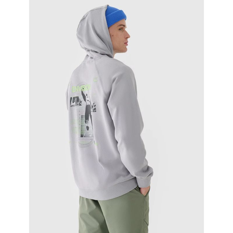 Men's sweatshirt with hood, open, 4F 4FRAW24TSWSM1821-27S *Kategoria tymczasowa Your Sports Performance