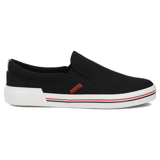 Men's slip-on sneakers, black, Filippo MTN7792 Filippo