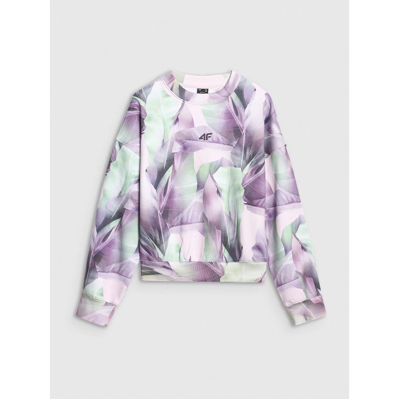 Women's sweatshirt without zipper and hood 4F 4FWAW25TSWSF2396-90A *Kategoria tymczasowa Your Sports Performance