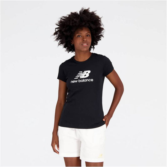 New Balance Essentials Stacked Logo CO BK T-shirt W WT31546BK Clothing/Lifestyle/T-shirts/New Balance New Balance